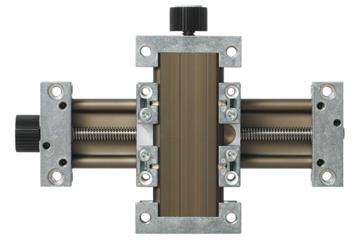 drylin® SLW linear module XY-table compact for manual adjustments, preloaded version