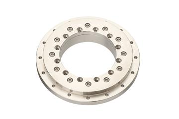 iglidur® slewing ring, PRT-01, stainless steel housing, sliding elements made from iglidur® F2