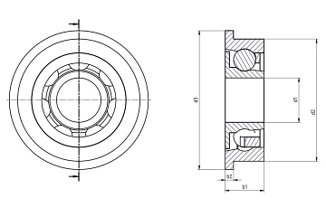 BB-608F-S180-10-ES-C technical drawing