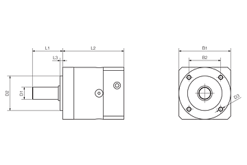 GEA-60-10-90-ST-140 technical drawing