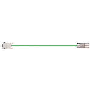 readycable® encoder cable suitable for LTi DRIVES KRY2-CDF-KSxxx, base cable, PVC 15 x d