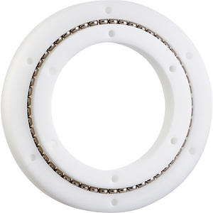 Slewing ring ball bearing, xirodur® B180, increased load capacity, stainless steel balls