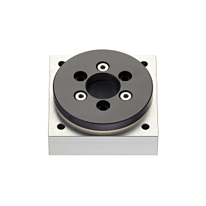 iglidur® slewing ring, PRT-01, square flange, sliding elements made from iglidur® J
