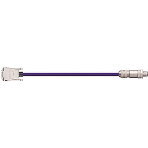 readycable® bus cable suitable for Festo FBA-CO-SUB-9-M12, base cable, TPE 6.8 x d