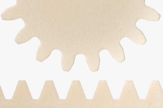 3D printed gear with rack