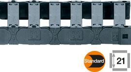 e-chain® with crossbars at every link