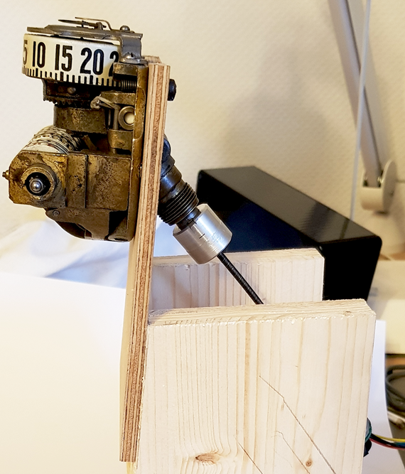 Test rig for 3D printed spare part of vintage car