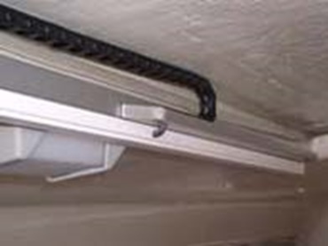 small cable chain system in solar system in sailing boat