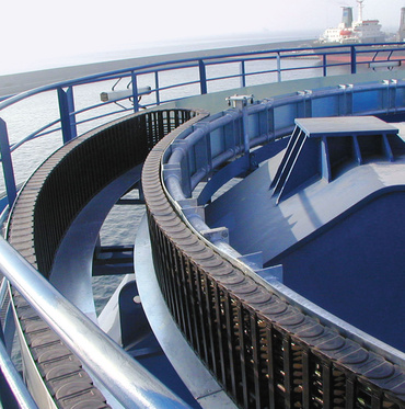 e4.1 energy chain in rotary movement in heavy duty application