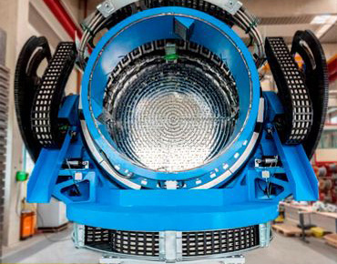 Rotating energy supply in the positioning system