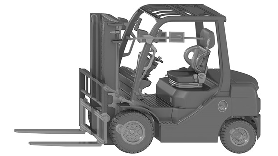 Forklift with special function
