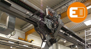 energy chain in loading gantries in the automotive industry
