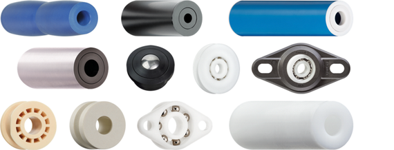 Conveyor Rollers, guide rollers and deflections