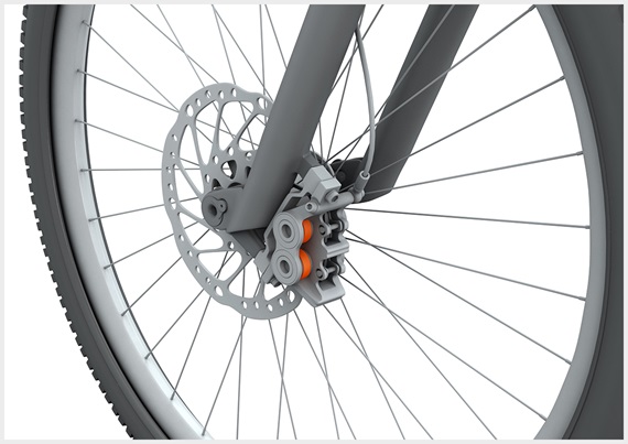 Plain bearing in the disc brake caliper