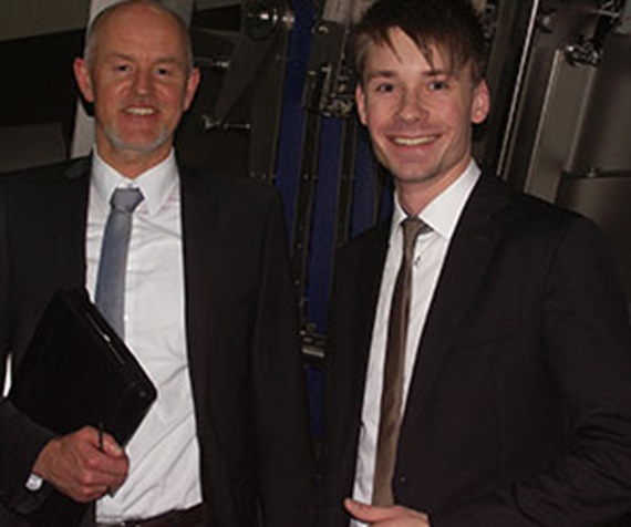 Lars Braun (left), Florian Berg (both: igus® GmbH).