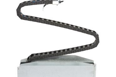 Zig-zag cable guide system for theatre stages construction